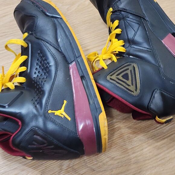 Nike Air Jordan SC 3 Shoes Size 13 Sneakers\'Black Gold Red\'-629877 031 main image 4